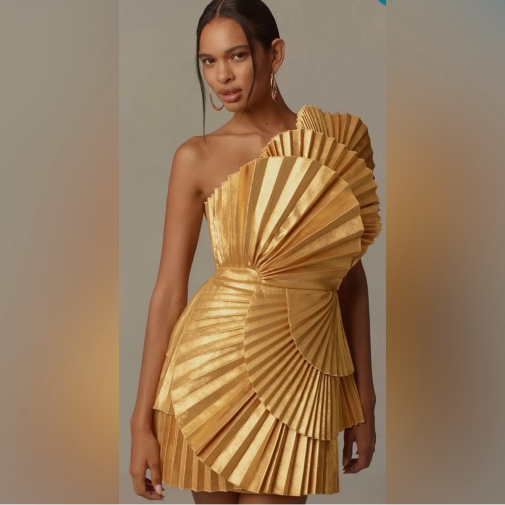 Acler Pleated Mini Dress - Picture 10 of 11
